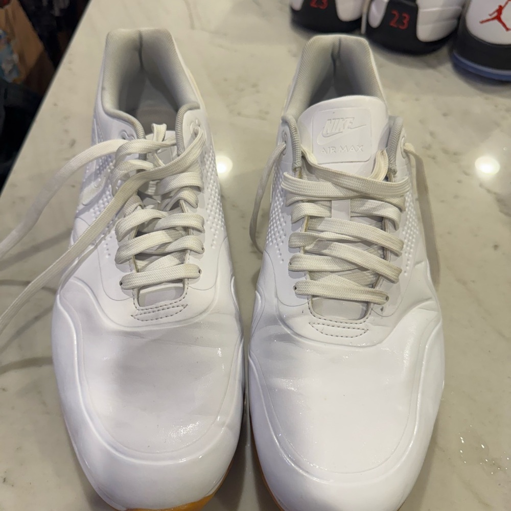 Nike Air Max White Men's Golf Shoes